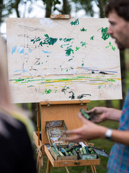 Je moet binnenkort een duo tentoonstelling uitruimen in Pulchri te Den Haag, kun je daar iets over vertellen?