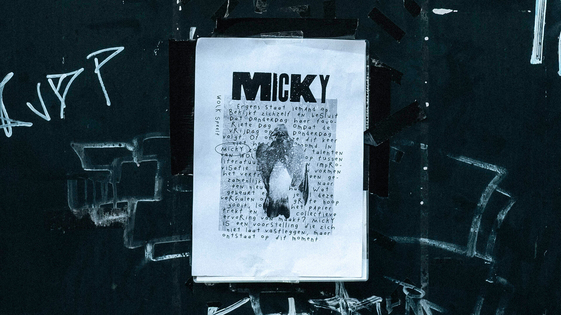 WOLK 4 speelt MICKY op 19 en 21 november